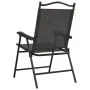 Sillas de jardín plegables 8 uds acero y textileno gris melange by , Garden chairs - Ref: Foro24-3157288, Price: 361,98 €, Di...