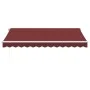 Toldo retráctil manual color burdeos 350x250 cm by , Awnings - Ref: Foro24-3215226, Price: 459,34 €, Discount: %