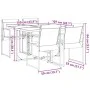 Gartensitzgruppe 5-teilig in Schwarz aus Textilene von , Gartensets - Ref: Foro24-3295118, Preis: 223,60 €, Rabatt: %