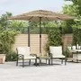 Sombrilla de jardín con poste de acero marrón 248x248x248 cm de , Sombrillas - Ref: Foro24-4005089, Precio: 114,54 €, Descuen...