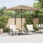 Sombrilla de jardín con poste de acero marrón 248x248x248 cm by , Umbrellas - Ref: Foro24-4005089, Price: 122,19 €, Discount: %