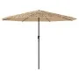 Gartenschirm mit braunem Stahlmast 388x388x248 cm von , Sonnenschirme - Ref: Foro24-4005113, Preis: 145,77 €, Rabatt: %
