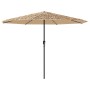 Sombrilla de jardín con poste de acero marrón 388x388x248 cm by , Umbrellas - Ref: Foro24-4005113, Price: 155,74 €, Discount: %