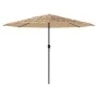 Gartenschirm mit braunem Stahlmast 388x388x248 cm von , Sonnenschirme - Ref: Foro24-4005113, Preis: 145,77 €, Rabatt: %