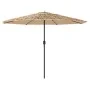 Gartenschirm mit braunem Stahlmast 388x388x248 cm von , Sonnenschirme - Ref: Foro24-4005113, Preis: 145,77 €, Rabatt: %