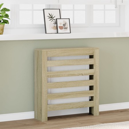 Heizkörperverkleidung aus Eichenholz in Sonoma-Optik, 78x20x82 cm. von , Zubehör für Heizkörper - Ref: Foro24-852683, Preis: ...