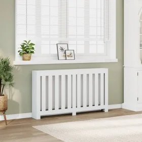 Heizkörperverkleidung aus weißem Holzwerkstoff 149x20x82 cm von , Zubehör für Heizkörper - Ref: Foro24-852744, Preis: 74,57 €...