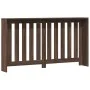 Cubierta de radiador madera ingeniería marrón roble 149x20x82cm by , Accessories for heating radiators - Ref: Foro24-852750, ...