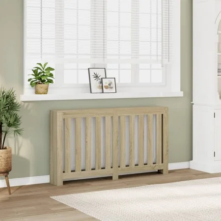 Cubierta de radiador madera ingeniería roble Sonoma 149x20x82cm by , Accessories for heating radiators - Ref: Foro24-852746, ...