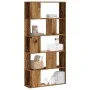 Librería 5 niveles madera color envejecido 80,5x23,5x162,5 cm by , Bookcases and shelves - Ref: Foro24-852778, Price: 69,02 €...