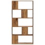 Librería 5 niveles madera color envejecido 80,5x23,5x162,5 cm by , Bookcases and shelves - Ref: Foro24-852778, Price: 69,72 €...