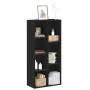 Schwarzes Regal aus Holzwerkstoff 50x25x105 cm von , Bücherregale und Regale - Ref: Foro24-852790, Preis: 59,75 €, Rabatt: %