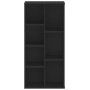 Estantería de madera de ingeniería negra 50x25x105 cm by , Bookcases and shelves - Ref: Foro24-852790, Price: 60,78 €, Discou...