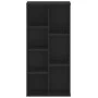 Schwarzes Regal aus Holzwerkstoff 50x25x105 cm von , Bücherregale und Regale - Ref: Foro24-852790, Preis: 59,75 €, Rabatt: %