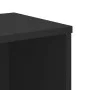 Estantería de madera de ingeniería negra 50x25x105 cm by , Bookcases and shelves - Ref: Foro24-852790, Price: 59,75 €, Discou...