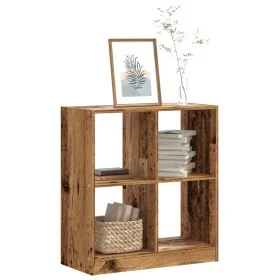 Estantería de madera ingeniería color envejecido 68,5x32x75 cm by , Bookcases and shelves - Ref: Foro24-852814, Price: 50,05 ...