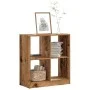 Estantería de madera ingeniería color envejecido 68,5x32x75 cm by , Bookcases and shelves - Ref: Foro24-852814, Price: 50,05 ...