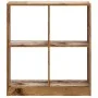 Estantería de madera ingeniería color envejecido 68,5x32x75 cm by , Bookcases and shelves - Ref: Foro24-852814, Price: 50,05 ...