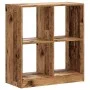 Estantería de madera ingeniería color envejecido 68,5x32x75 cm by , Bookcases and shelves - Ref: Foro24-852814, Price: 50,05 ...