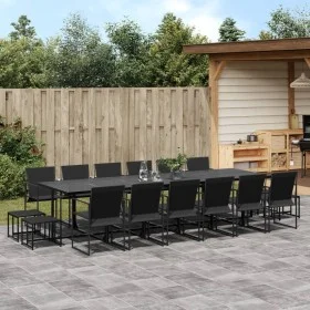 Gartensitzgruppe 17-teilig, Textilene schwarz von , Gartensets - Ref: Foro24-3295132, Preis: 784,64 €, Rabatt: %
