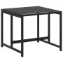 Juego de comedor de jardín 17 piezas textileno negro de , Conjuntos de jardín - Ref: Foro24-3295132, Precio: 784,54 €, Descue...