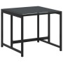 Juego de comedor de jardín 17 piezas textileno negro by , Garden sets - Ref: Foro24-3295132, Price: 795,09 €, Discount: %