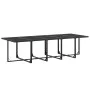 Juego de comedor de jardín 15 piezas textileno negro de , Conjuntos de jardín - Ref: Foro24-3295126, Precio: 700,67 €, Descue...
