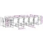 Gartensitzgruppe, 15-teilig, in Schwarz aus Textilene. von , Gartensets - Ref: Foro24-3295126, Preis: 699,57 €, Rabatt: %