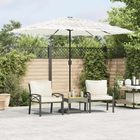 Sombrilla de jardín con poste de acero blanca 300x200x250 cm by , Umbrellas - Ref: Foro24-4005096, Price: 104,71 €, Discount: %