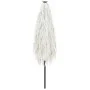 Sombrilla de jardín con poste de acero blanca 300x200x250 cm by , Umbrellas - Ref: Foro24-4005096, Price: 104,71 €, Discount: %