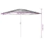 Sombrilla de jardín con poste de acero blanca 300x200x250 cm by , Umbrellas - Ref: Foro24-4005096, Price: 104,71 €, Discount: %
