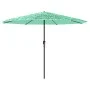 Sombrilla de jardín con poste de acero verde 324x324x247 cm de , Sombrillas - Ref: Foro24-4005111, Precio: 111,38 €, Descuent...