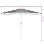 Sombrilla de jardín con poste de acero verde 324x324x247 cm von , Sonnenschirme - Ref: Foro24-4005111, Preis: 99,51 €, Rabatt: %