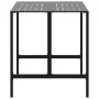 Mesa alta de bar acero recubrimiento polvo negro 100x100x110 cm by , Garden tables - Ref: Foro24-4009269, Price: 170,04 €, Di...