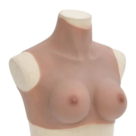 Silikonbrust mit Körbchengröße C, dunkelbraun. von , Brustvergrößerer - Ref: Foro24-4012218, Preis: 64,81 €, Rabatt: %