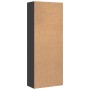Hoher schwarzer Schrank aus Spanplatte, 70x35x180 cm. von , Schließfächer und Lagerschränke - Ref: Foro24-3276659, Preis: 181...