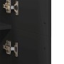 Hoher schwarzer Schrank aus Spanplatte, 70x35x180 cm. von , Schließfächer und Lagerschränke - Ref: Foro24-3276659, Preis: 181...