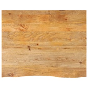Tablero de mesa borde natural madera maciza mango 90x80x3,8 cm by , Table tops - Ref: Foro24-370507, Price: 118,82 €, Discoun...