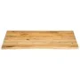 Tablero de mesa borde natural madera maciza mango 90x80x3,8 cm by , Table tops - Ref: Foro24-370507, Price: 116,74 €, Discoun...