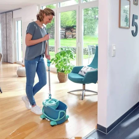 Leifheit Juego de fregona de disco Clean Twist Ergo Mobile de Leifheit, Fregonas - Ref: Foro24-433472, Precio: 85,53 €, Descu...