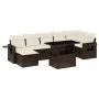 Set sofás de jardín 8 piezas y cojines ratán sintético marrón by , Garden sets - Ref: Foro24-3274993, Price: 561,68 €, Discou...