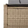 Doppel-Liegestuhl mit beigen Kunststoff-Rattan-Kissen. von , Liegen - Ref: Foro24-368631, Preis: 259,35 €, Rabatt: %