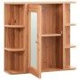 Badezimmerschrank mit Spiegel in Eichenfarbe, 66 x 17 x 63 cm, MDF von vidaXL, Badezimmerwaschtische - Ref: Foro24-323603, Pr...