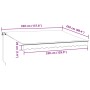 Toldo retráctil manual con luz LED marrón 350x250 cm by , Awnings - Ref: Foro24-3215377, Price: 277,95 €, Discount: %