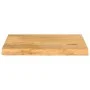 Tablero de mesa borde natural madera maciza mango 60x30x2,5 cm by , Table tops - Ref: Foro24-370428, Price: 32,78 €, Discount: %