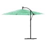 Sombrilla de jardín con poste de acero verde 269x269x235 cm by , Umbrellas - Ref: Foro24-4005080, Price: 125,39 €, Discount: %