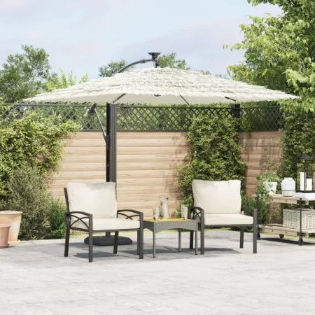 Gartenschirm mit weißem Stahlmast 246x246x230 cm von , Sonnenschirme - Ref: Foro24-4005077, Preis: 146,58 €, Rabatt: %