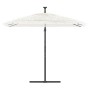 Gartenschirm mit weißem Stahlmast 246x246x230 cm von , Sonnenschirme - Ref: Foro24-4005077, Preis: 138,64 €, Rabatt: %