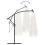 Sombrilla de jardín con poste de acero blanca 246x246x230 cm by , Umbrellas - Ref: Foro24-4005077, Price: 138,64 €, Discount: %