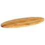 Tablero de mesa ovalado madera maciza de mango 140x50x3,8 cm by , Table tops - Ref: Foro24-370875, Price: 101,37 €, Discount: %